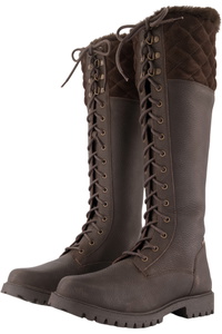 2026 Dublin Unisex Yukon Quilted Tall Country Boots 1031314 - Chocolate